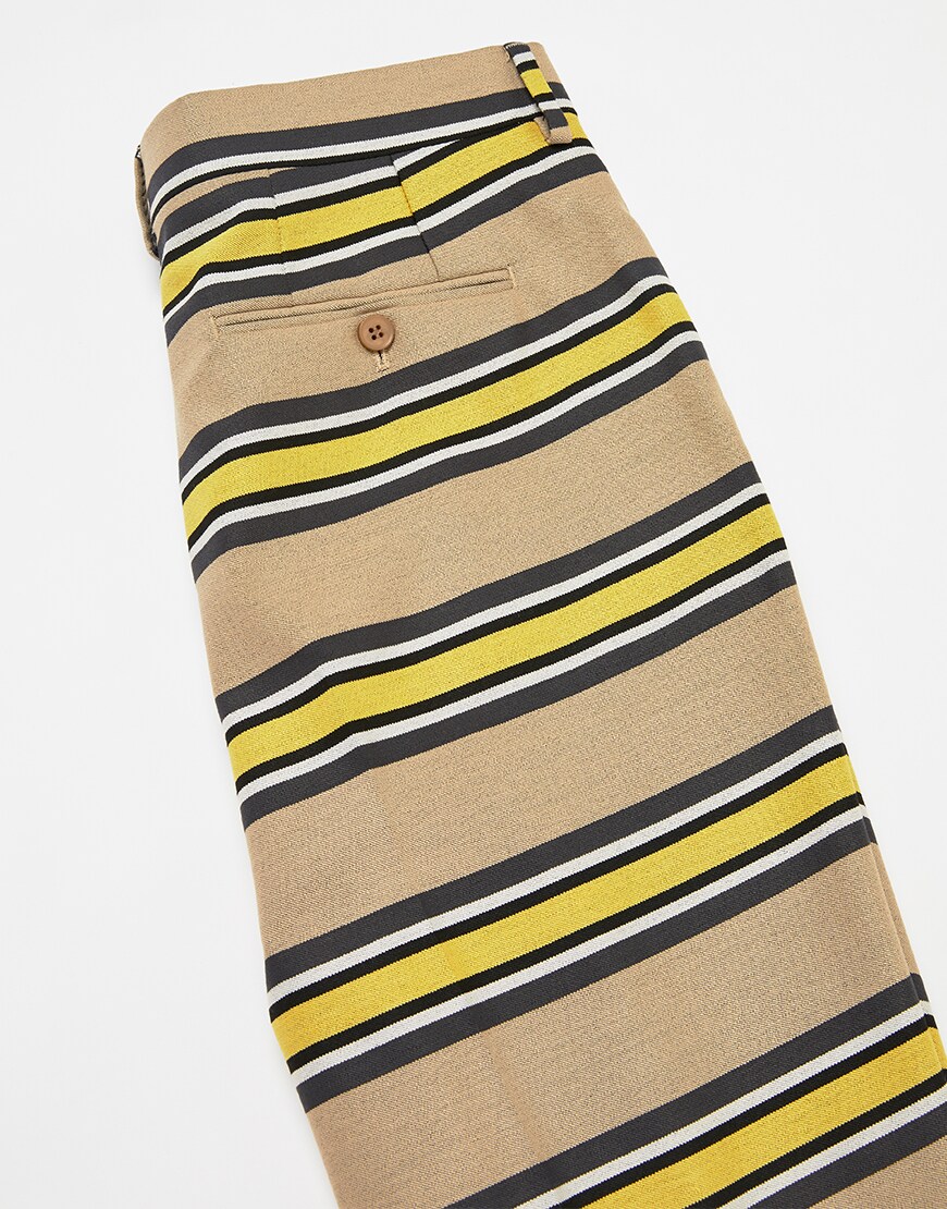 A picture of a pair of striped trousers. Available at ASOS.
