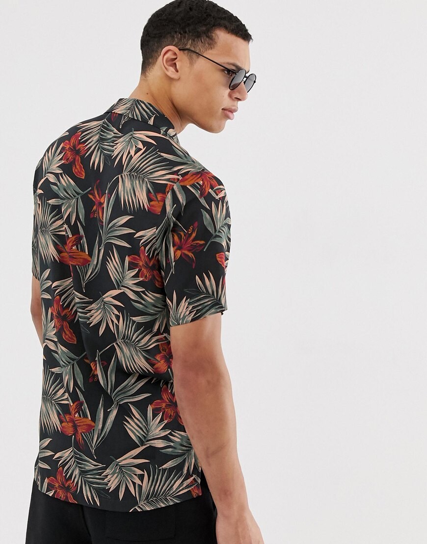 ASOS DESIGN Tall Hawaiian-print shirt | ASOS Style Feed