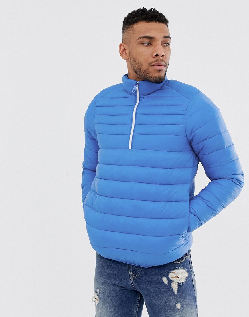 Pull&Bear overhead quilted jacket | ASOS Style Feed