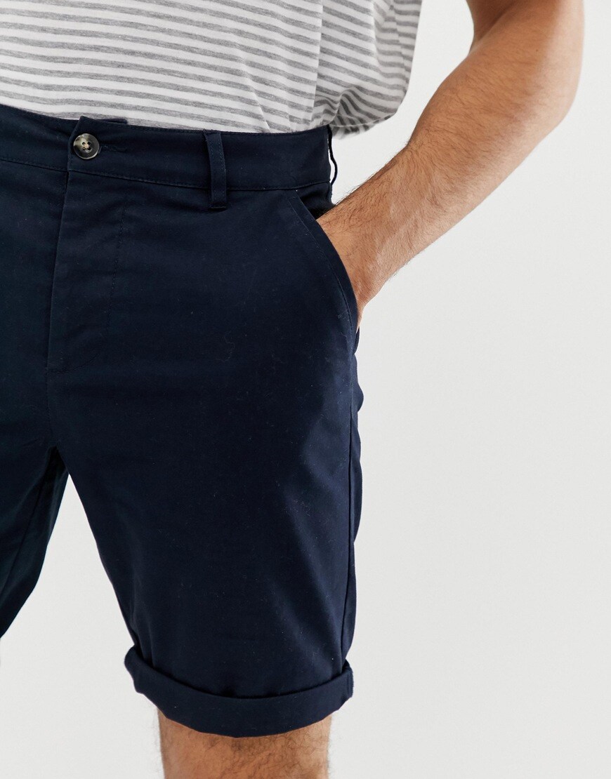 ASOS DESIGN Tall slim chino shorts | ASOS Style Feed