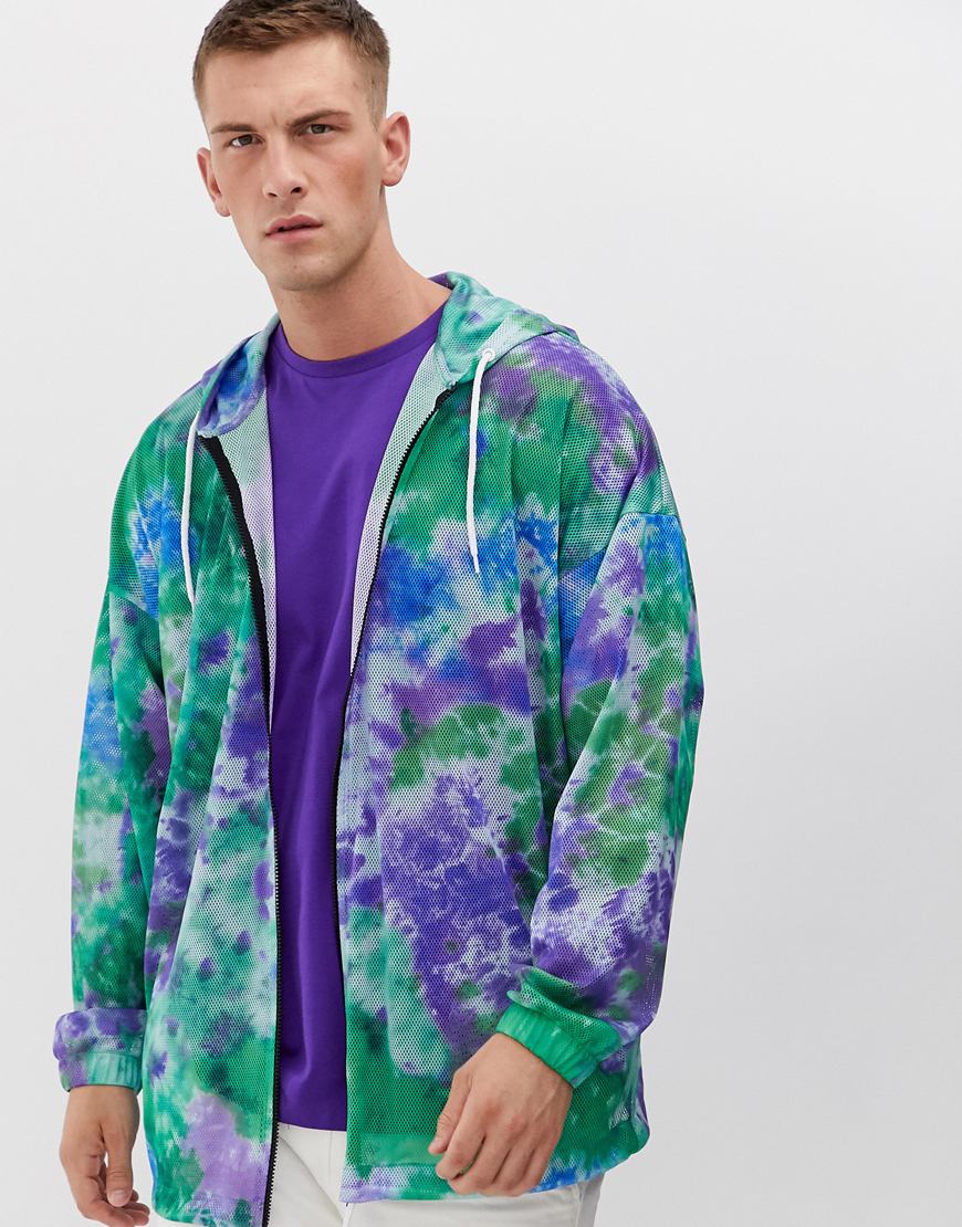 ASOS DESIGN - Top en tulle style festival effet tie-dye 42,99 €