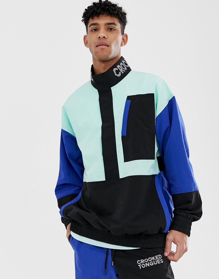 Crooked Tongues - Veste de survêtement tissée à enfiler 62,99 €