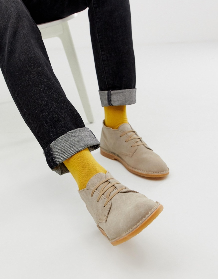 Selected Homme suede desert boots | ASOS Style Feed