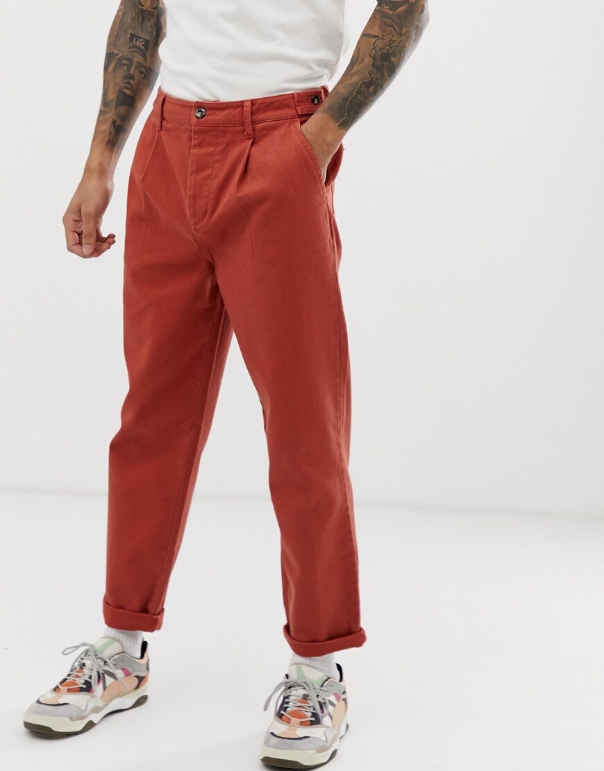 ASOS Design - Pantalon fonctionnel décontracté en tissu épais avec réglages sur les côtés 40,99 €