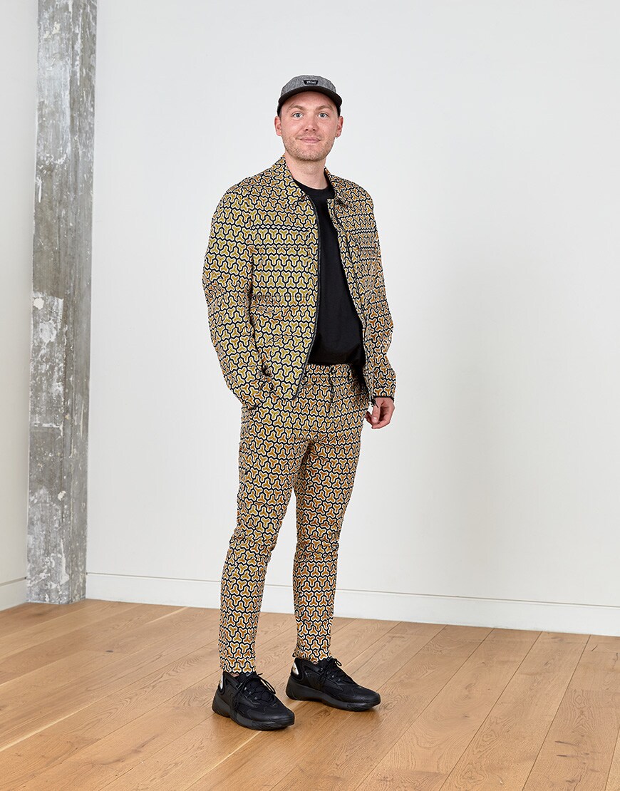 A picture of an ASOSer wearing a co-ord outfit by ASOS DESIGN.