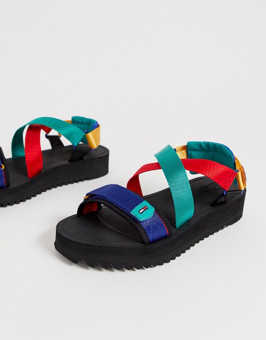 Tommy Jeans multicoloured sandals | ASOS Style Feed