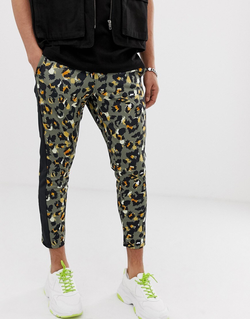 ASOS DESIGN leopard-print joggers | ASOS Style Feed