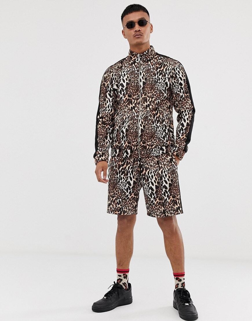 boohooMAN leopard-print tracksuit | ASOS Style Feed
