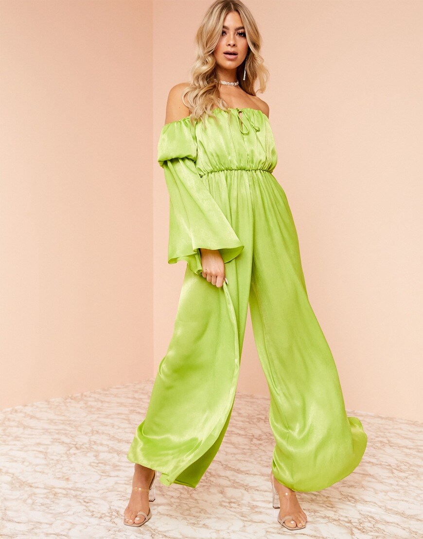 ASOS DESIGN Luxe extreme wide jumpsuit| ASOS Style Feed