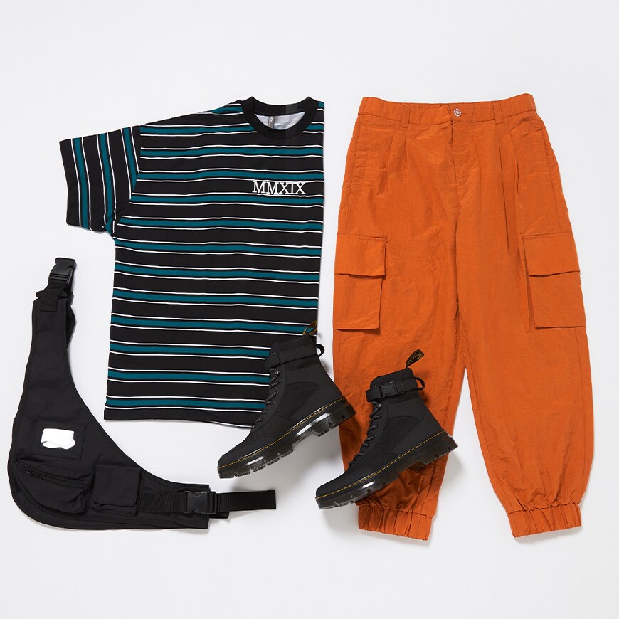 street style utility look