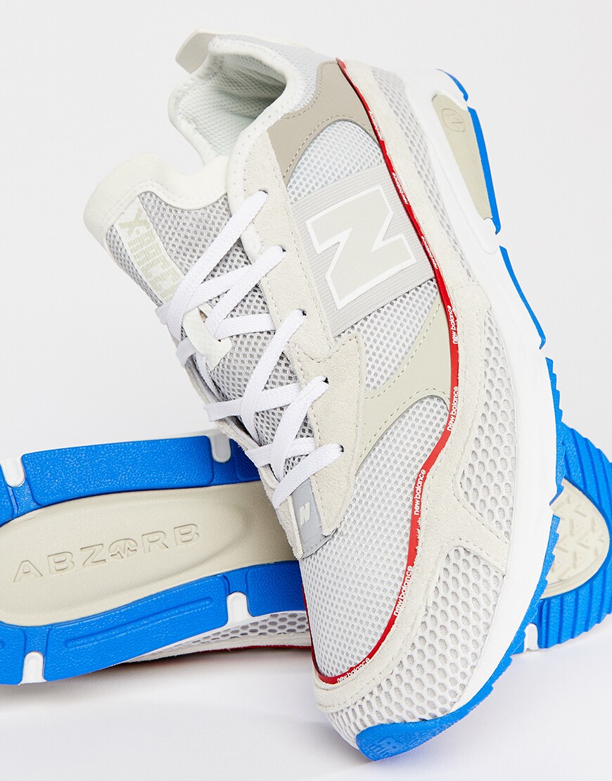 A picture of a pair of New Balance X-Racer trainers. Available at ASOS.