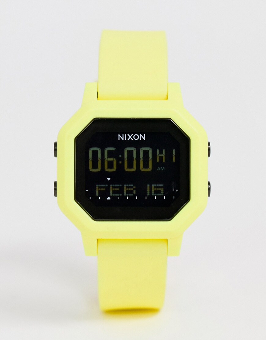 Nixon A1210 Siren silicone digital watch | ASOS Style Feed