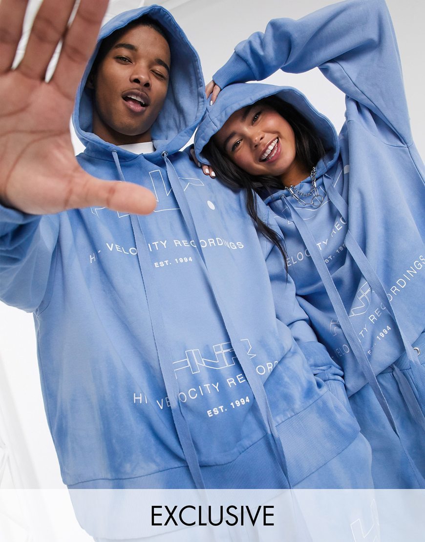 COLLUSION unisex hoodies in ombre blue | ASOS Style Feed