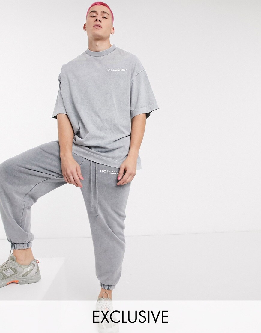 COLLUSION washed grey tshirt | ASOS Style Feed