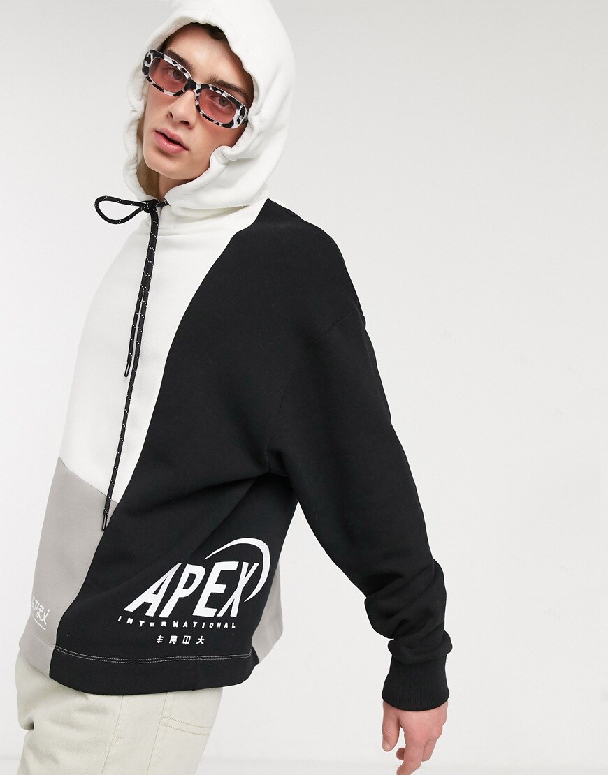 COLLUSION cut panel hoodie | ASOS Style Feed
