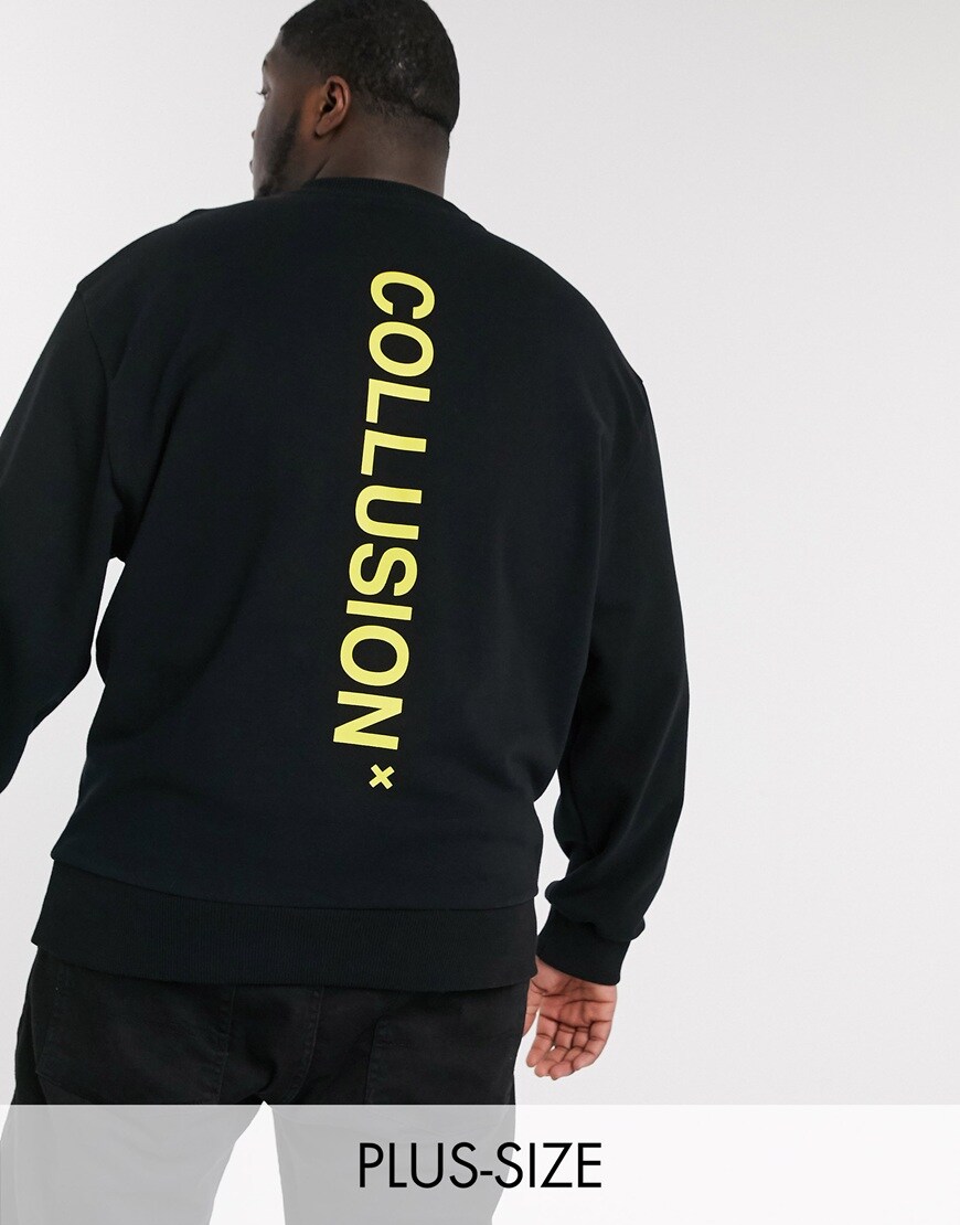 COLLUSION plus logo sweatshirt | ASOS Style Feed