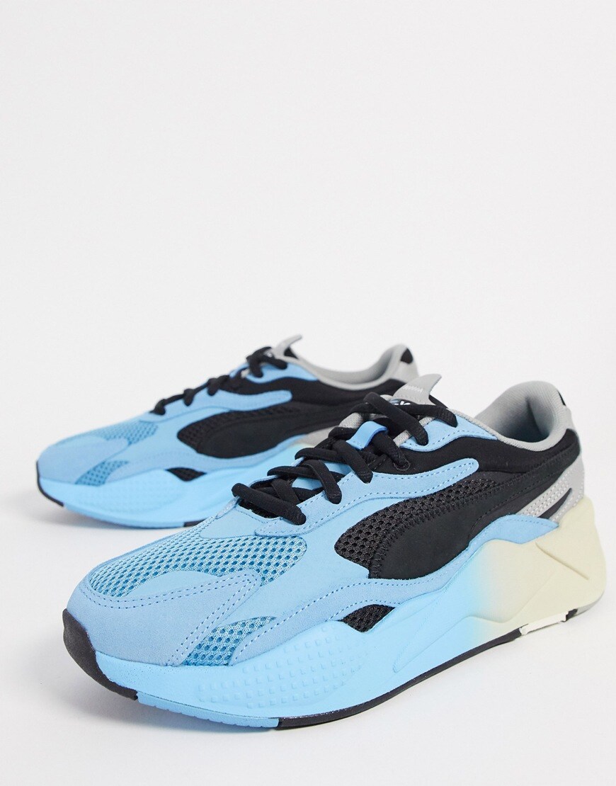 PUMA RS-X Gradient trainers in blue, available at ASOS.