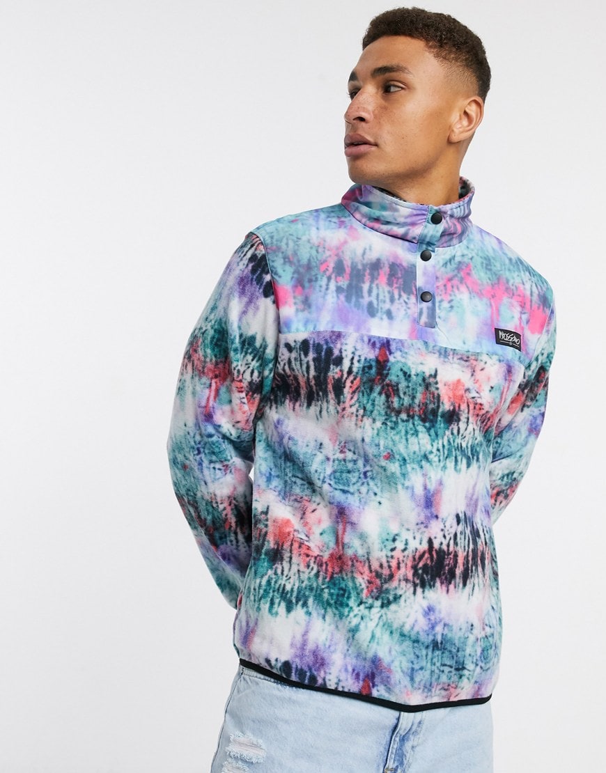 A picture of a man wearing a coloured fleece by Mossimo | ASOS Style Feed