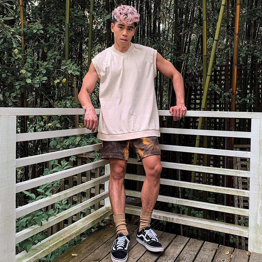 A picture of Anthony Urbano in a t-shirt and shorts | ASOS Style Feed