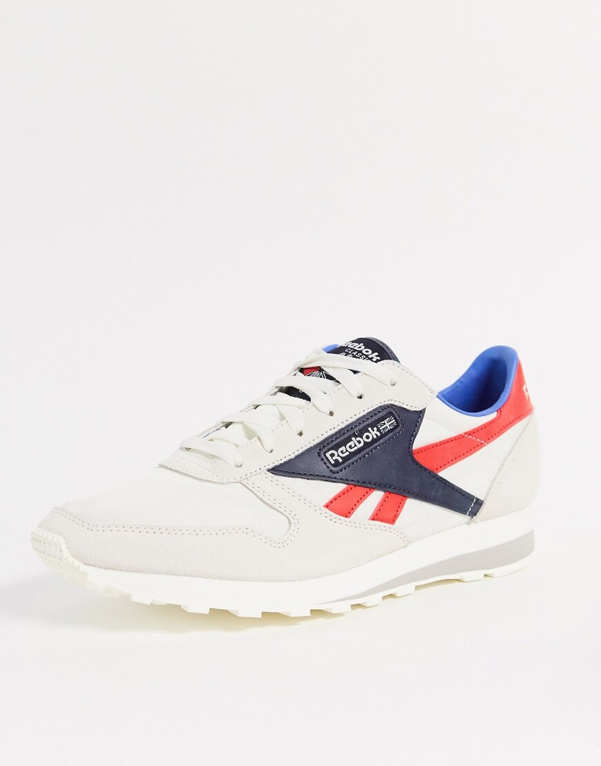 A picture of a pair of Reebok Classics Leather AZ sneakers. Available at ASOS | ASOS Style Feed