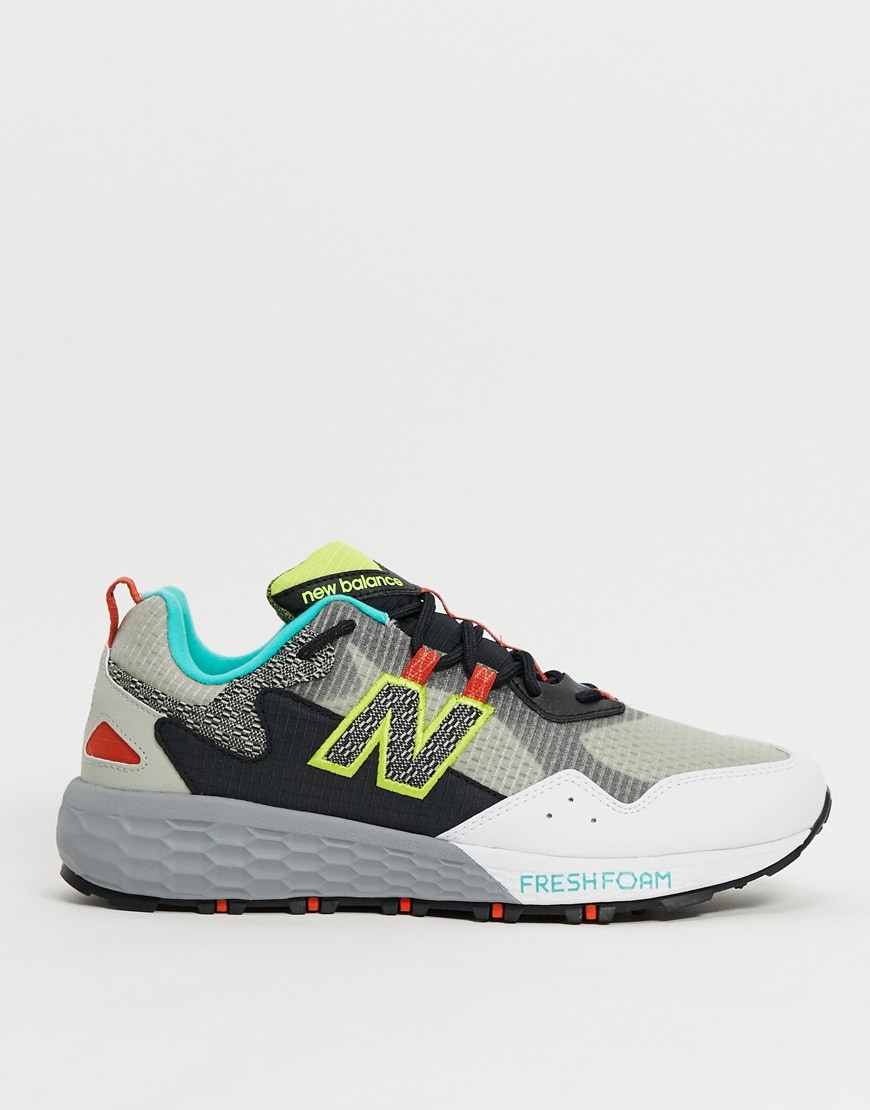 A picture of a pair of New Balance Running Trail Crag trainers. Available at ASOS.
