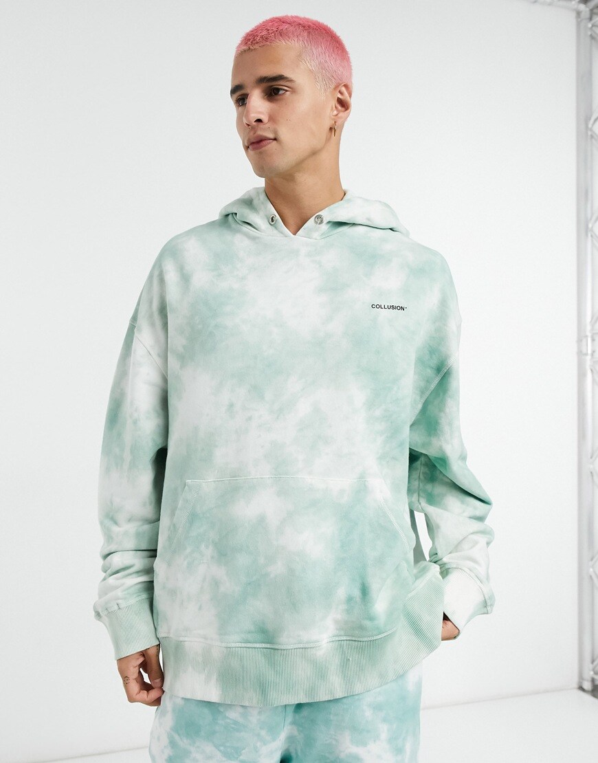COLLUSION Tie-Dye Hoodie