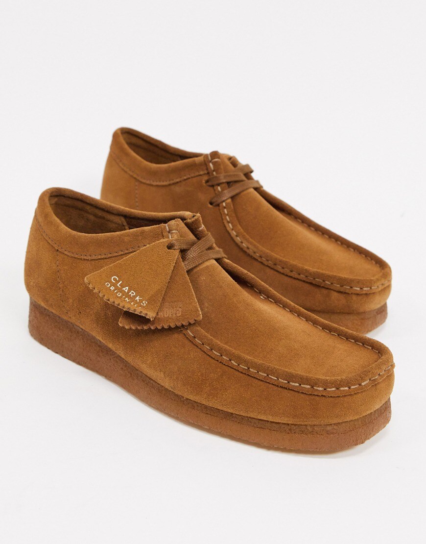 An image of a pair of brown shoes by Clarks | ASOS Style Feed