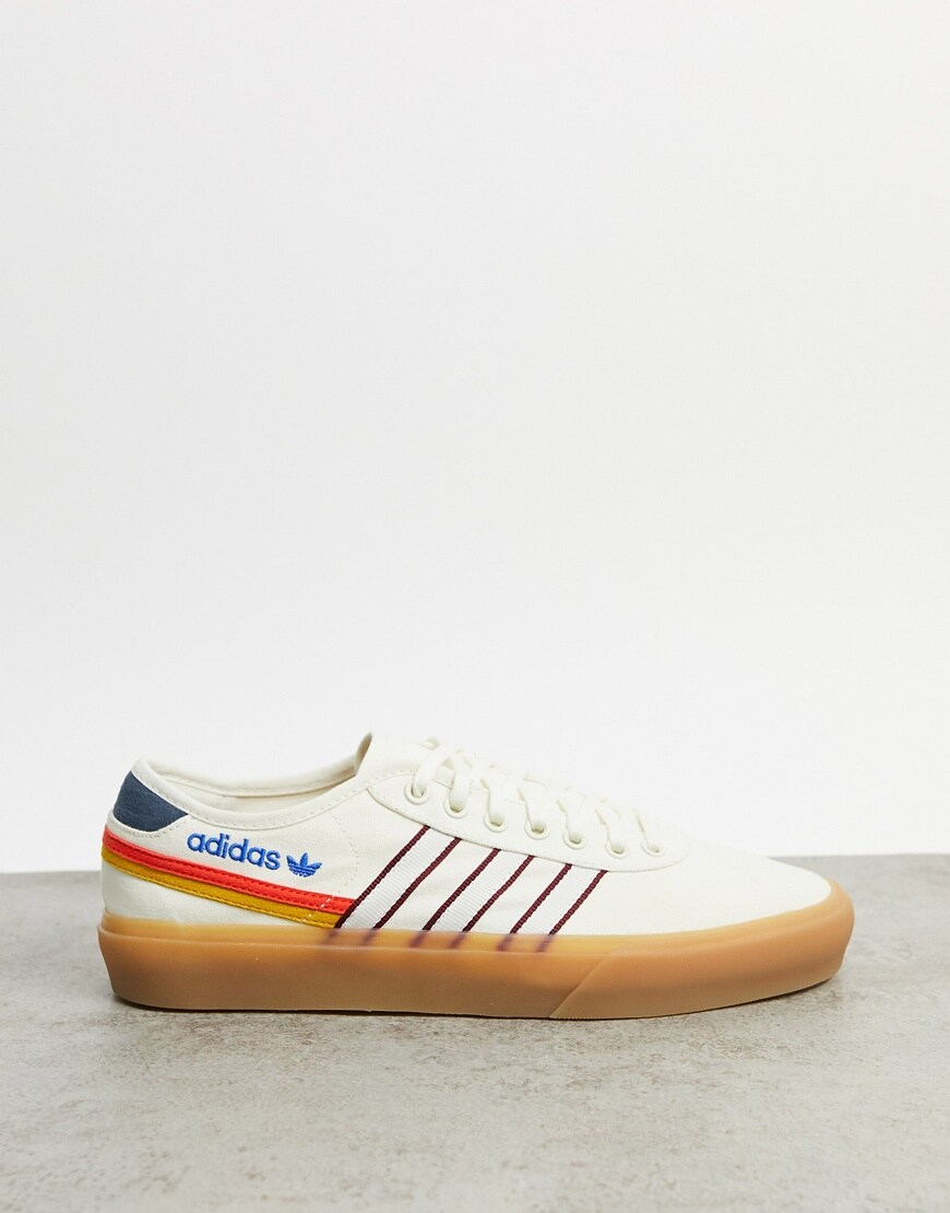 A picture of a pair of adidas Originals Delpala Happy Camper sneakers | ASOS Style Feed
