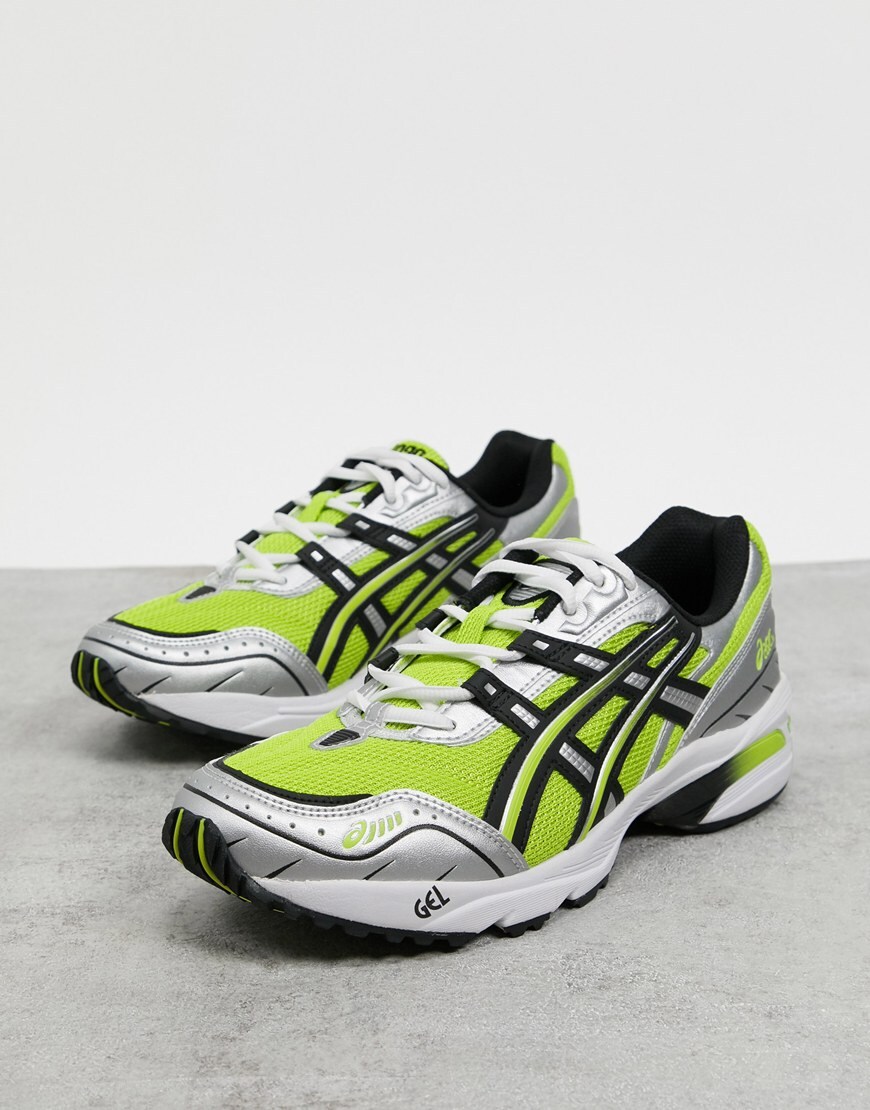 Asics gel 1090 trainers in green