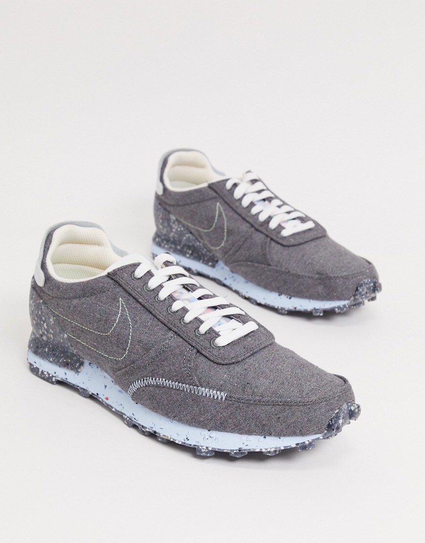 Nike Daybreak-Type SE recycled canvas trainers in grey