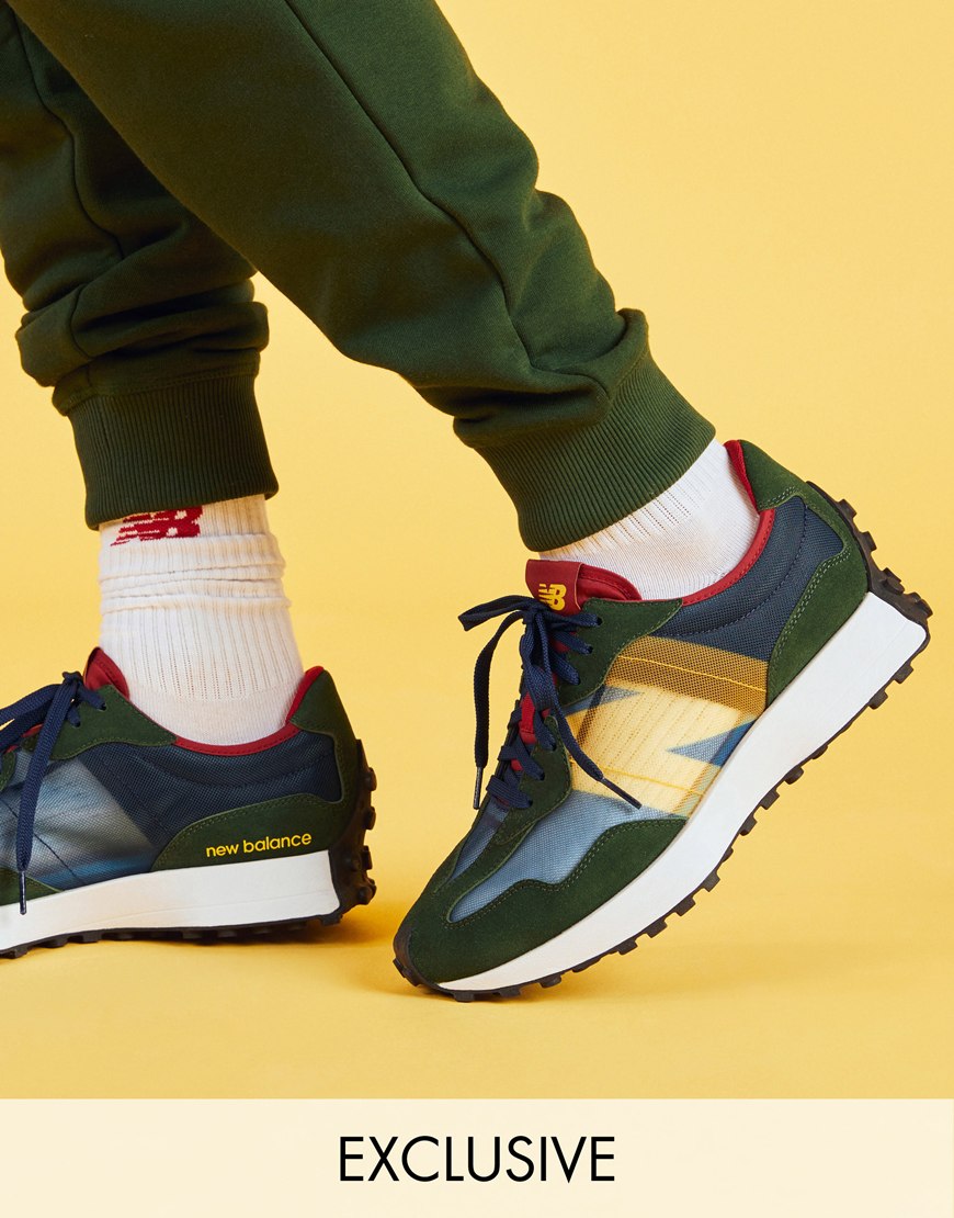 New Balance 327 trainers in navy and red - exclusive to ASOS | ASOS Style Feed