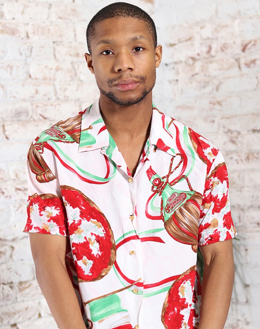 Rare Vintage Moschino Pattern Shirt White | ASOS Style Feed