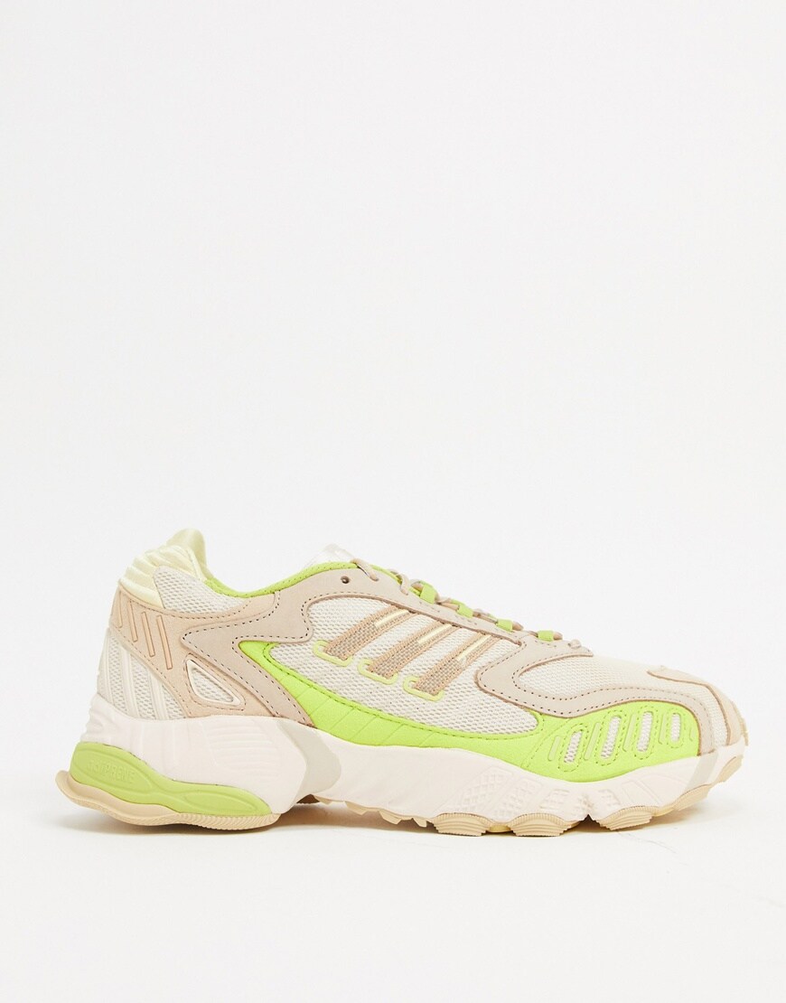 An image of a beige trainer by Adidas | ASOS Style Feed
