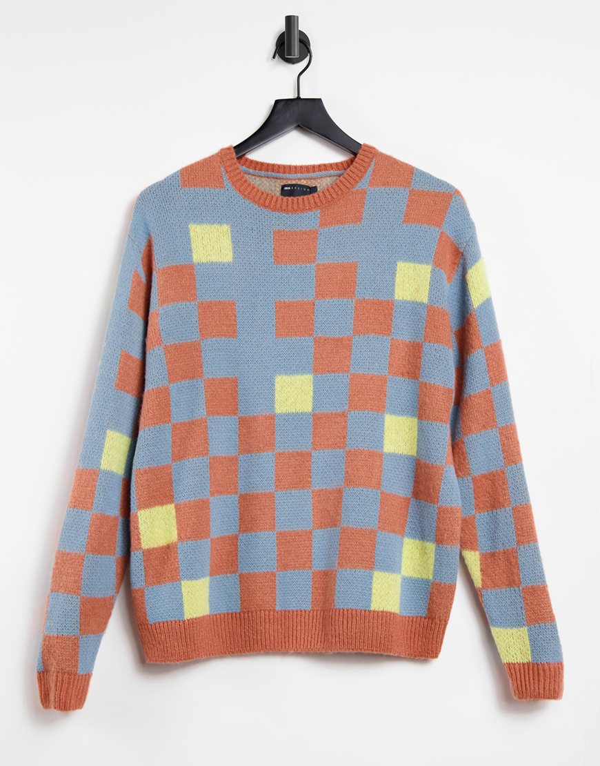 A picture of a multi-colour check jumper, available at ASOS | ASOS Style Feed