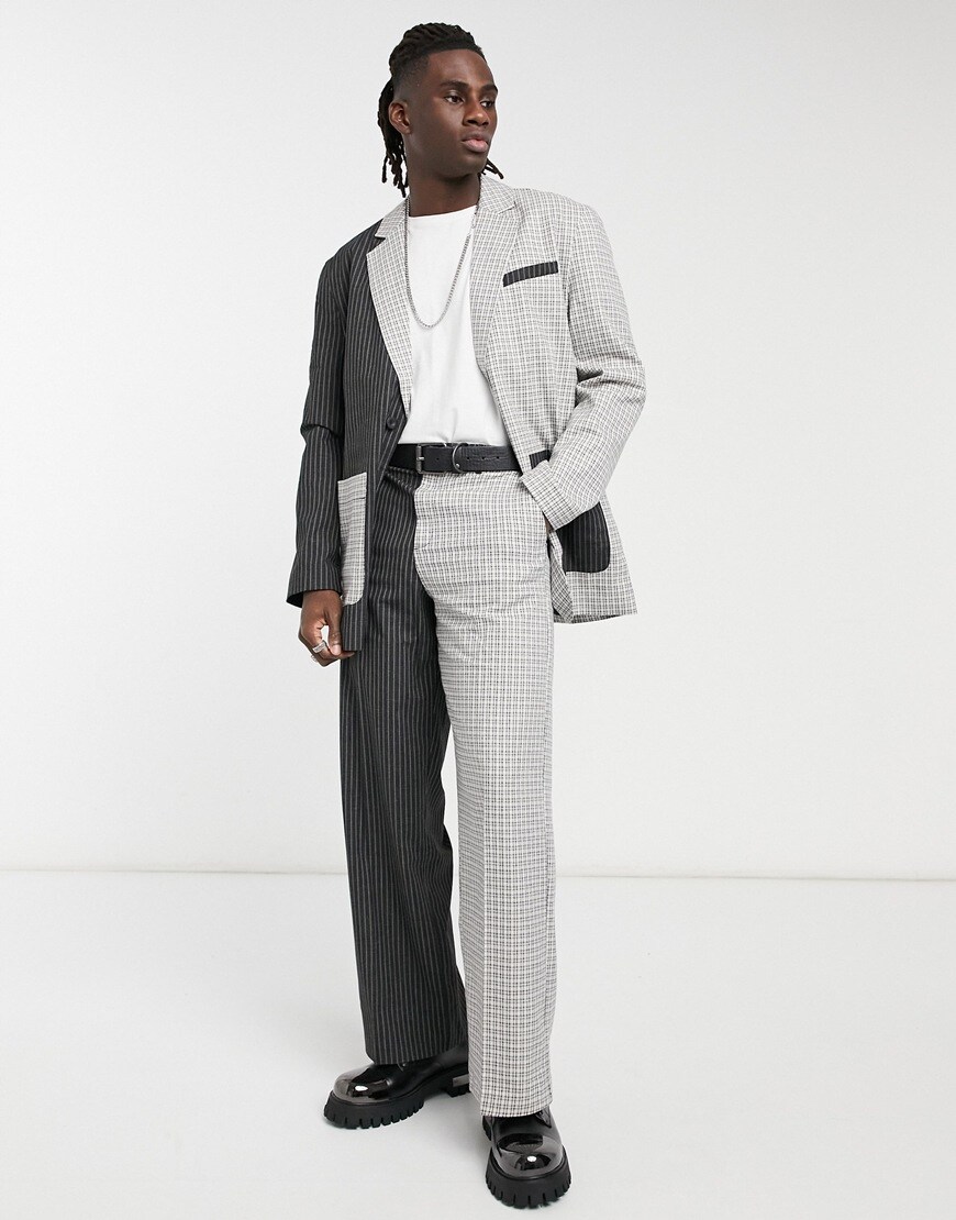 ASOS DESIGN casual skinny suit with ecru seersucker stripe | ASOS Style Feed