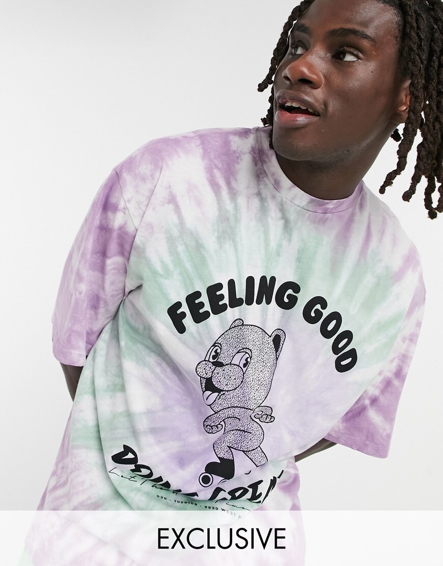COLLUSION tie-dye T-shirt | ASOS Style Feed
