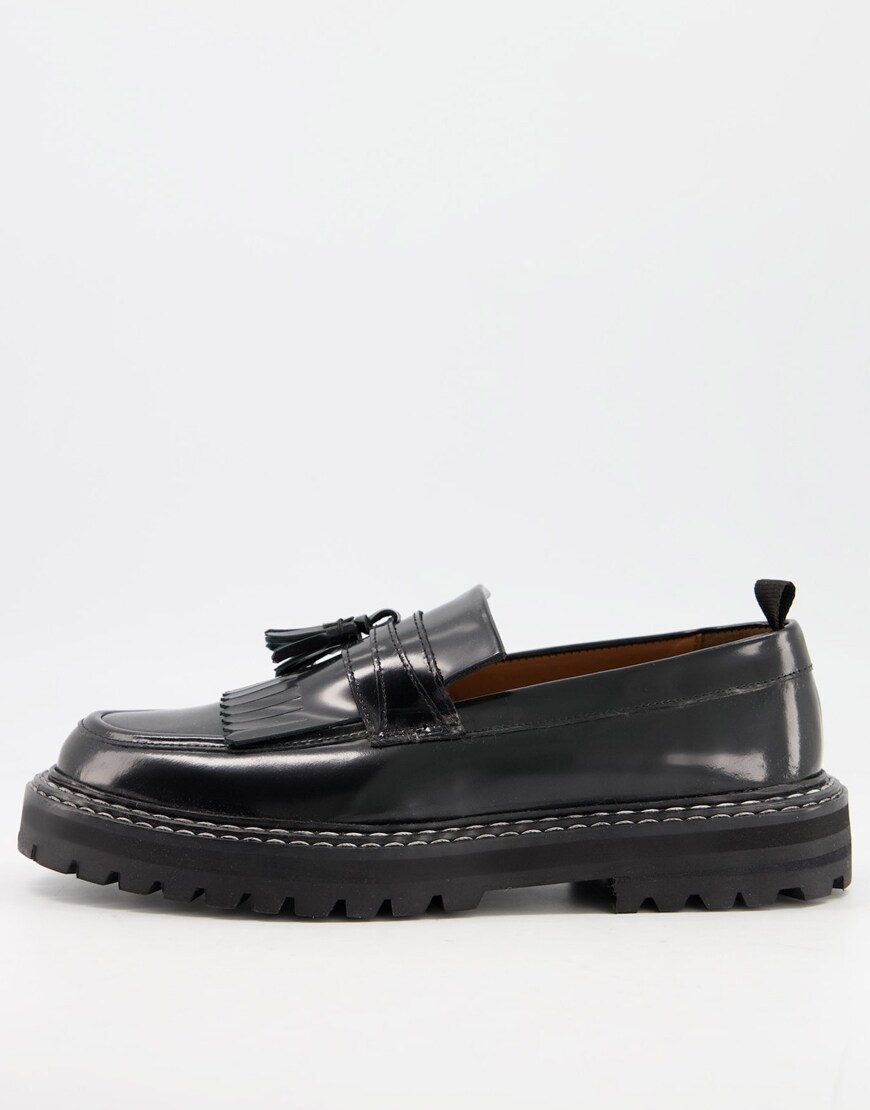 ASOS DESIGN black loafers | ASOS Style Feed