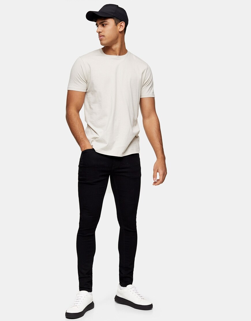Topman black spray-on skinny jeans | ASOS Style Feed