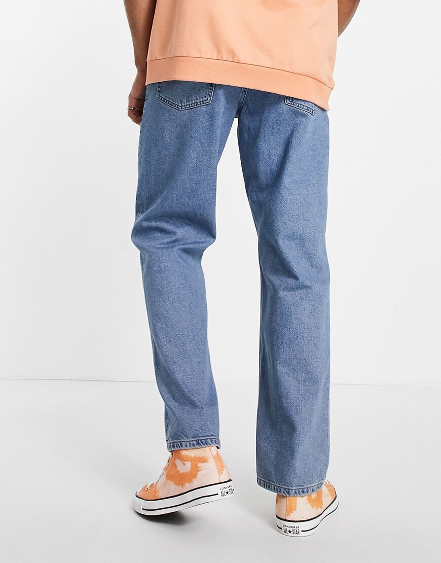 Topman baggy jeans in light-wash blue | ASOS Style Feed