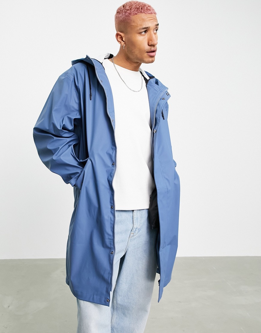 ASOS DESIGN rubberised waterproof jacket | ASOS Style Feed