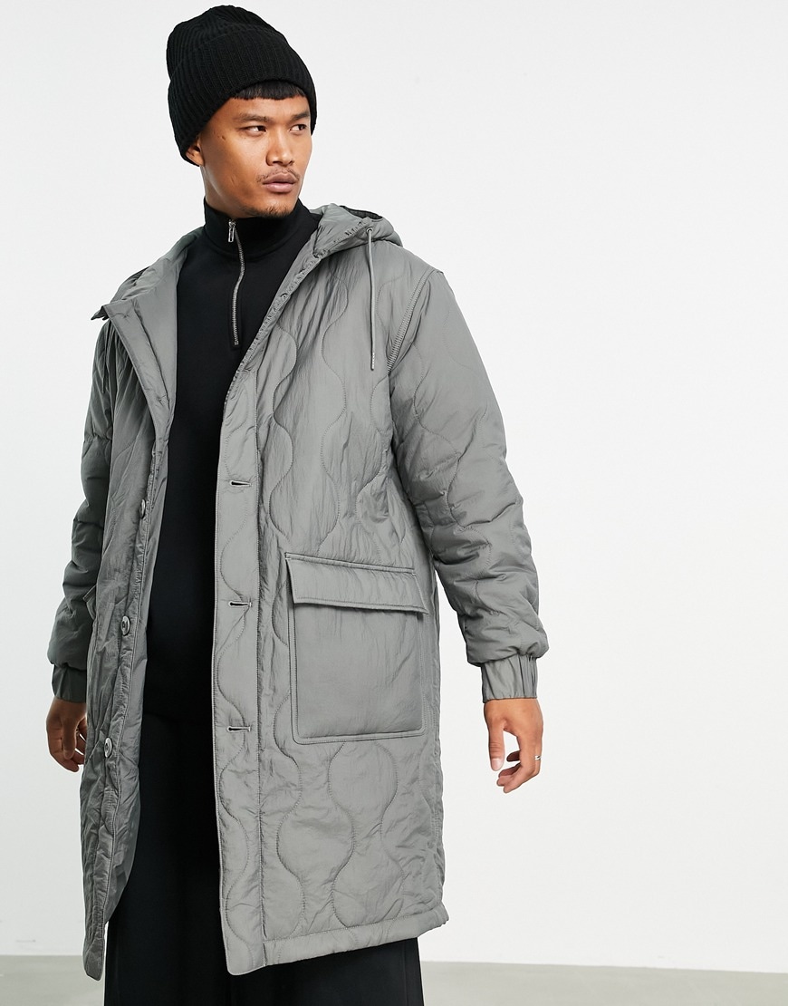 asos mens parka