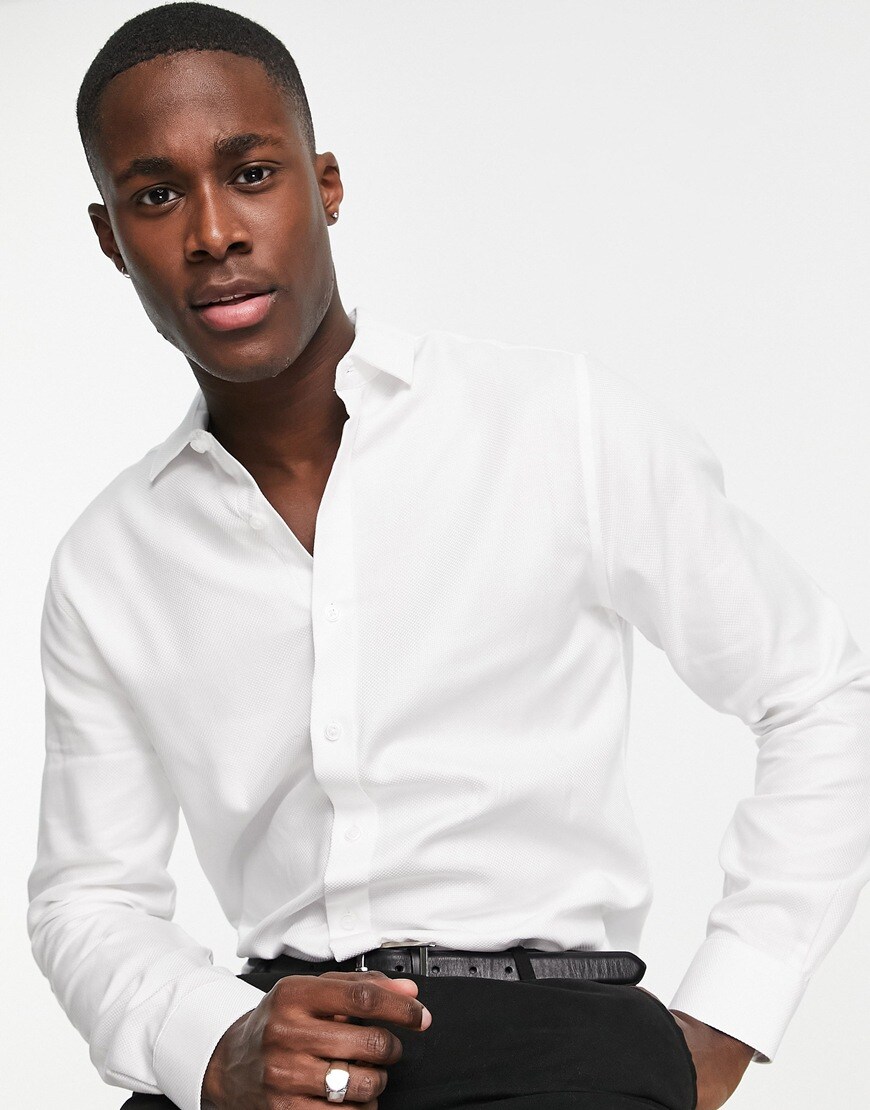 Man in a formal shirt.