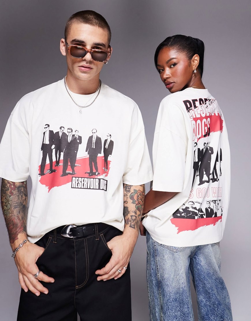 Two models wearing a printed t-shirt | ASOS Style Feed