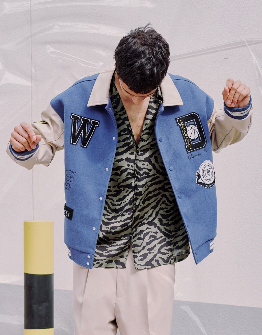 Topman patch jacket