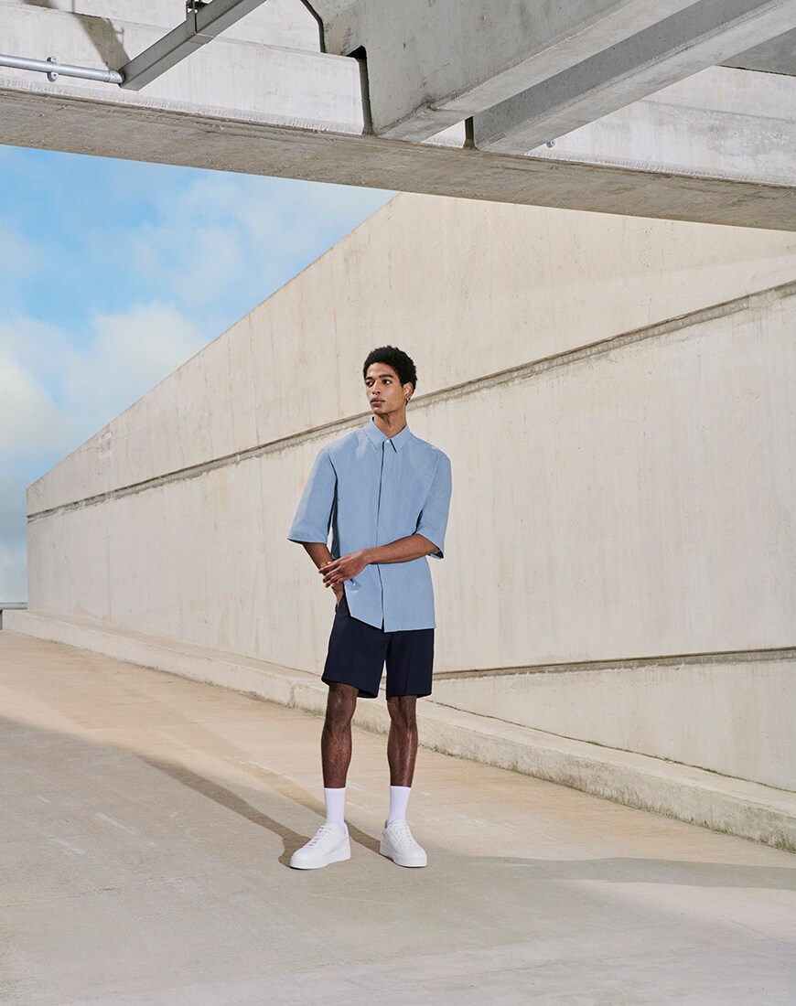 Blue Topman Shirt and Shorts | Topman Editorial