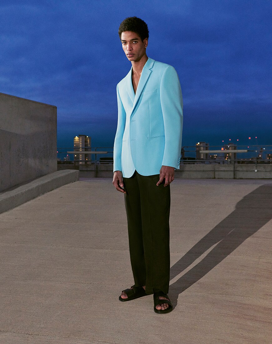 Blue Topman Blazer | Topman Editorial