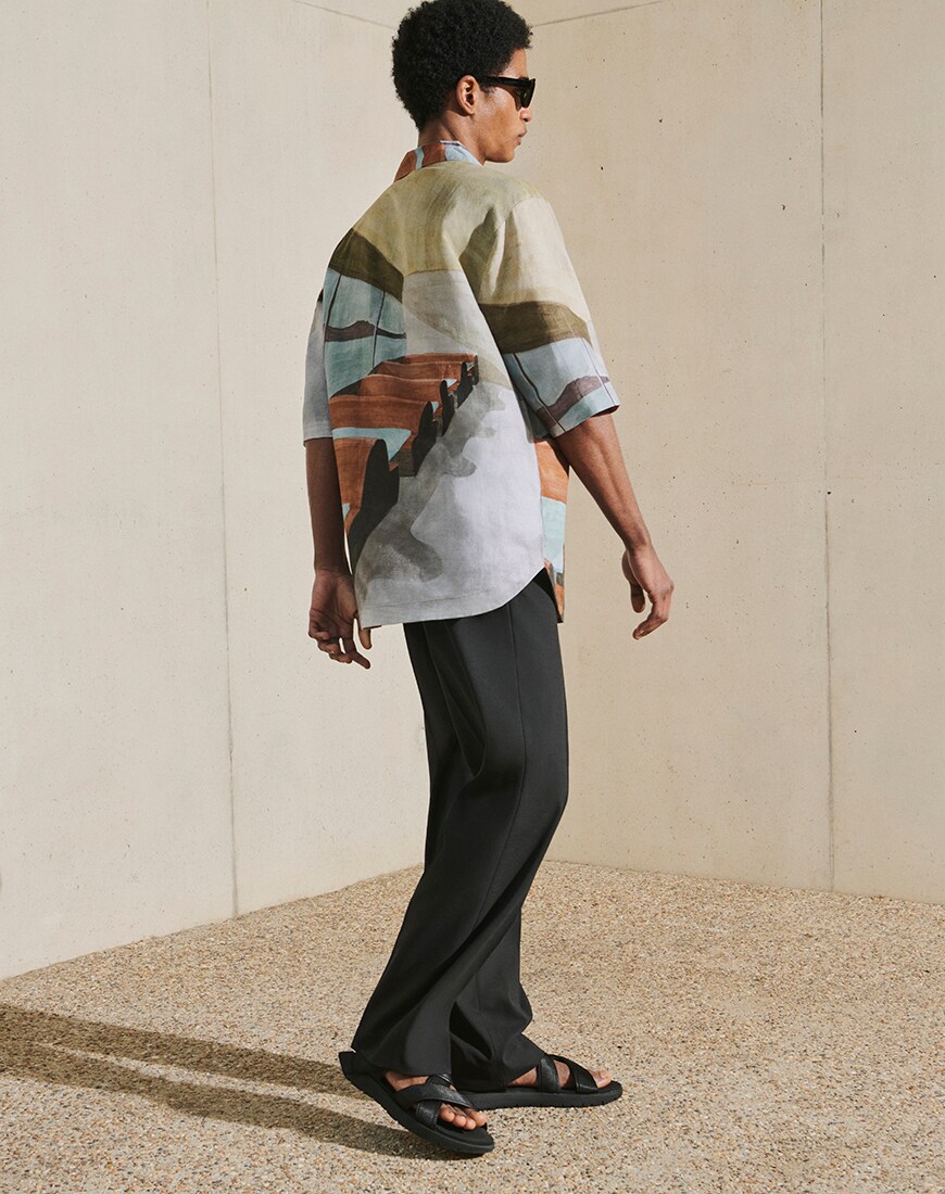 Abstract Print Topman Shirt | Topman Editorial