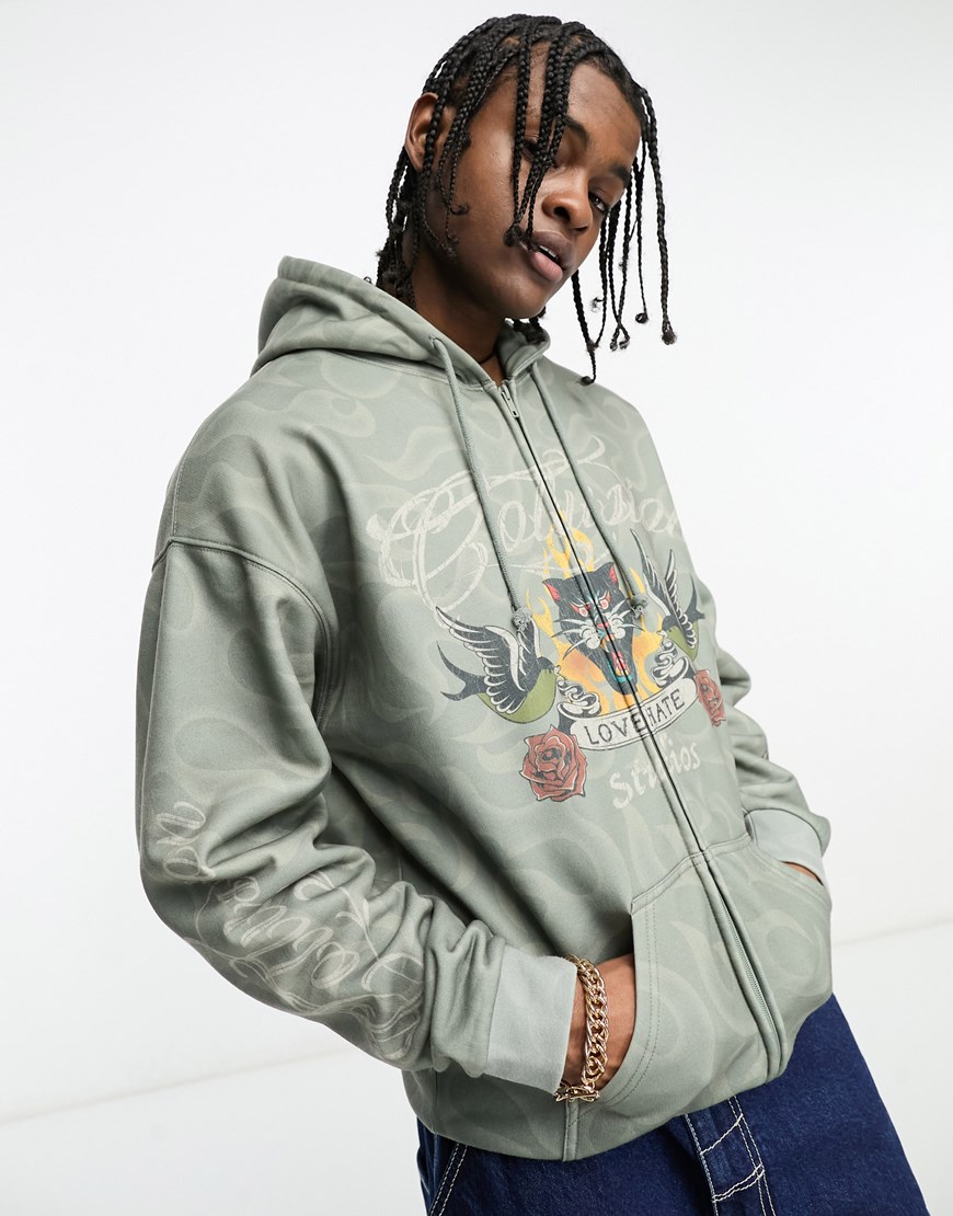 COLLUSION zip-up hoodie