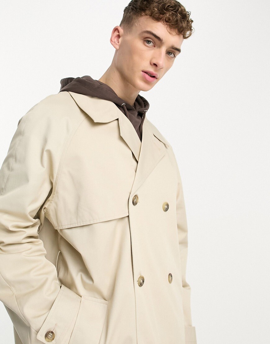 ASOS DESIGN oversized trench coat