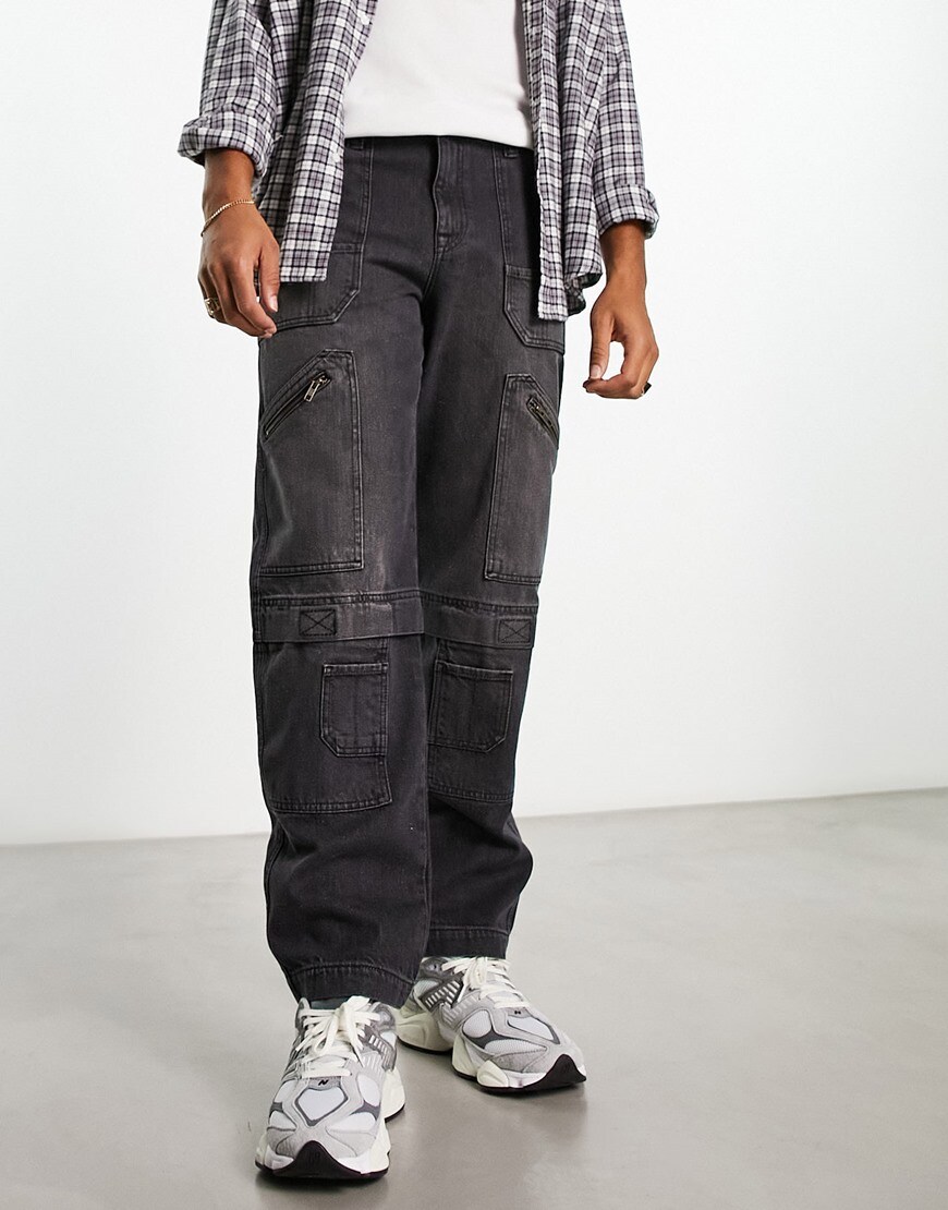 ASOS DESIGN baggy utility jeans